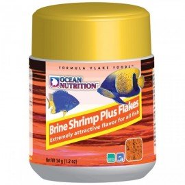 BRINE SHRIMP PLUS FLAKES, 34 GR - OCEAN NUTRITION